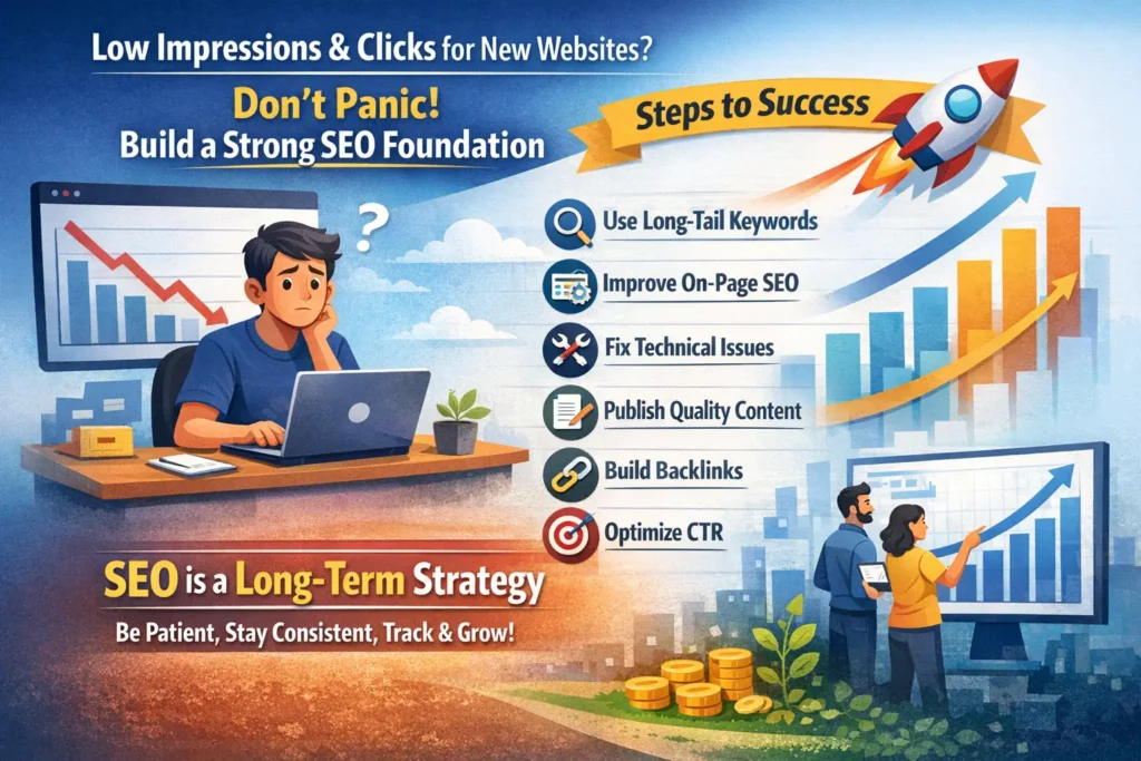 Why fewer impressions and clicks in google search console